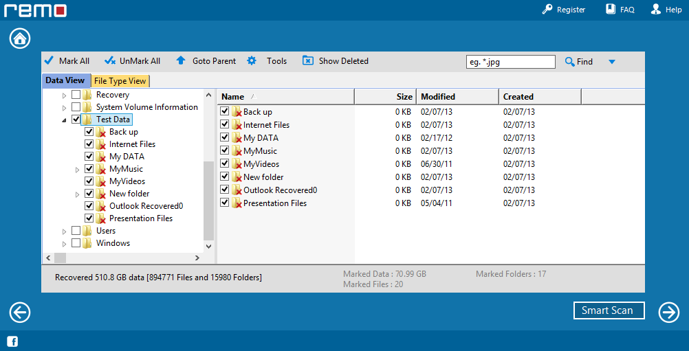 Recover FAT Partition Data after Reformat - Recovered Files